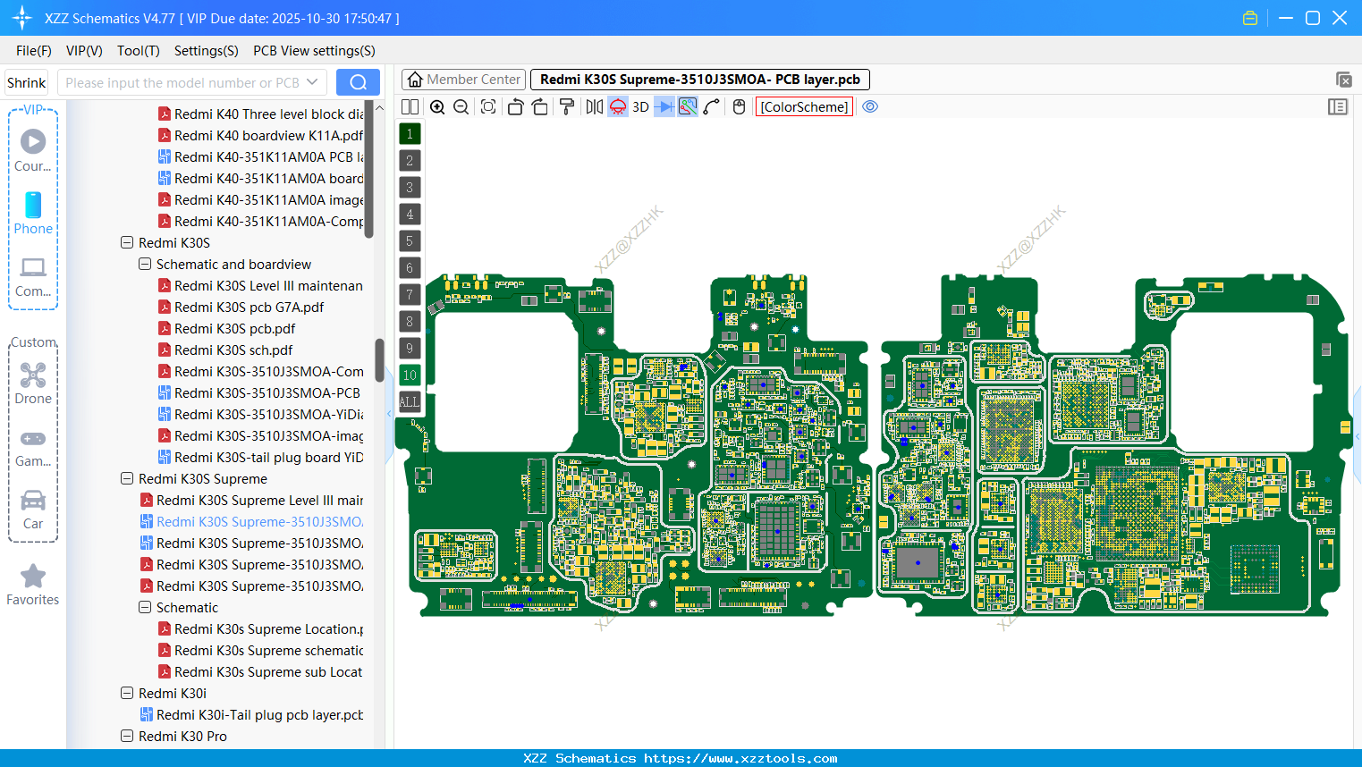 Xiaomi Redmi K30S Supreme-3510J3SMOA- PCB Layer